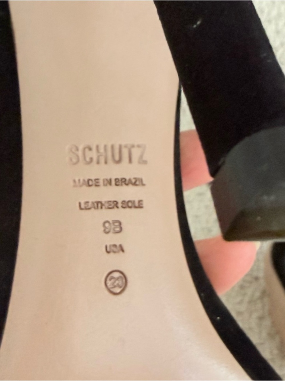SCHUTZ Josseana Black Sandals - Picture 9 of 10
